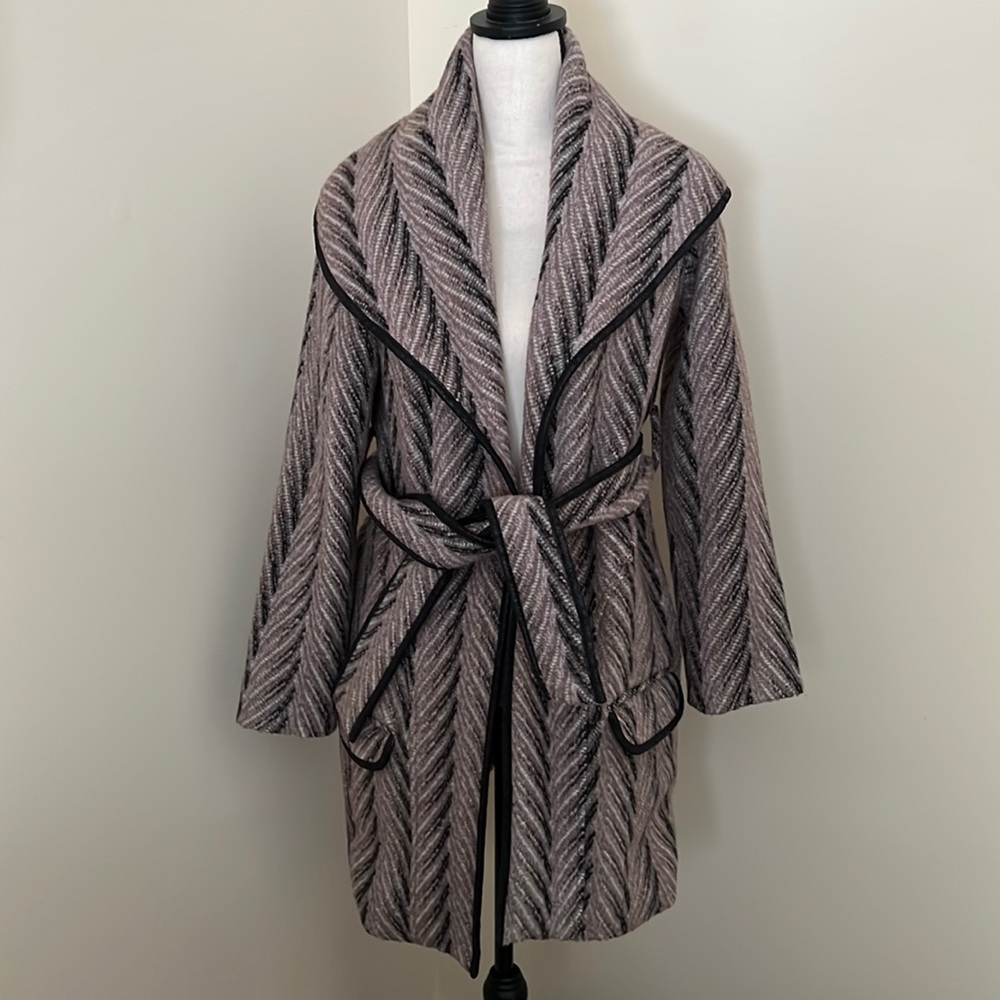 Wool sweater jacket by DV
